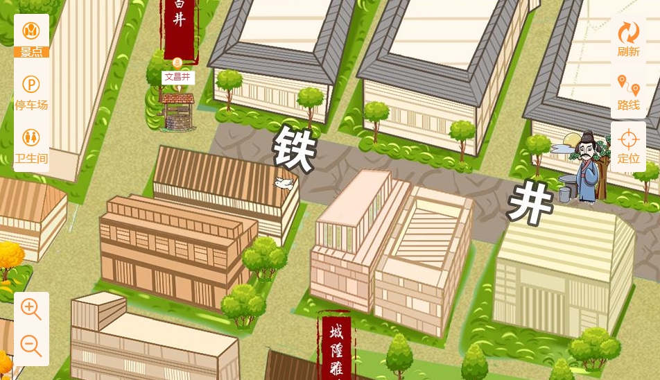 合阳智慧景区：手绘地图与语音导览的完美融合